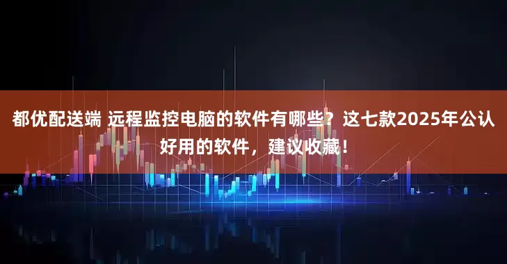 都优配送端 远程监控电脑的软件有哪些？这七款2025年公认好用的软件，建议收藏！